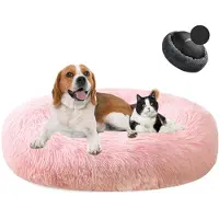 Sonstiges Hundebett Donut Plüsch Waschbar Ø100cm Light Pink