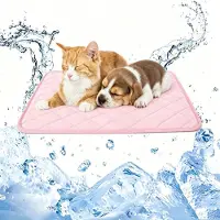 Sonstiges Kühlmatte für Hunde 100 x 70 cm Rosa Waschbar Selbstkühlend
