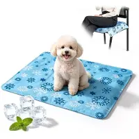 Sonstiges Kühlmatte für Katzen und kleine Hunde 50x60cm, Wasser-zu-Gel, Blau