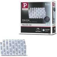 Paulmann LED Strip MaxLED Erweiterung in Silber 10W 600lm IP44 6500K 2500mm
