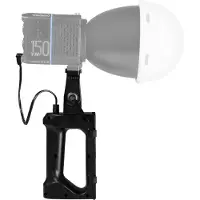 Lixada YONGNUO 4-slot NP-F Batterie Griff Batterie Halterung fš¹r YNLUX100/ YNLUX100 Pro/YNLUX200/YN150/YN150S/YN150Li LED Video Licht