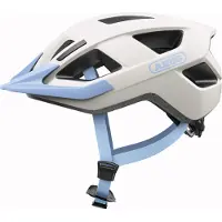 ABUS Fahrradhelm Aduro 3.0 – sportiver City-Helm in stilvollem Design für alltägliche und sportliche Touren – für Damen und Herren – beige und blau, Größe M