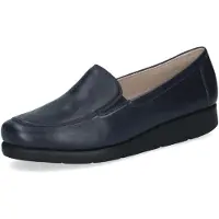 Caprice Da.-Slipper Leder ocean