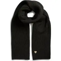 Pieces Schal in Schwarz - (L)190 x (B)40cm - onesize