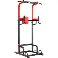 Markenlos Power Tower Höhenverstellbar für Krafttraining und Fitness