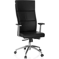 Hjh OFFICE MONZA 20 - Luxus Chefsessel Schwarz