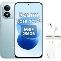 Xiaomi REDMI Note 17 5G Smartphone 6,99" 7700mAh 6G/256GB Blau (Mit 67-W-Ladegerät und Bluetooth-Kopfhörern)