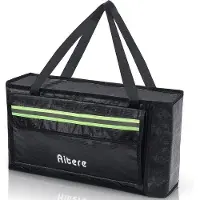 Unyqoos E‑Bike Akku‑Tasche – feuerfest bis 1000 °C, wasserdichte explosionsgeschützte Lipo‑Safe‑Bag, Glasfaser/Glaswolle silikonbeschichtet, 44×24×11 cm, für Aufbewahrung & Transport