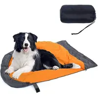 Sonstiges Hundeschlafsack warm wasserdicht orange 110x70cm waschbar für mittlere & große Hunde