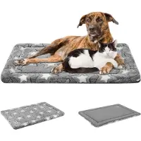 Sonstiges Hundebett Reversibel Waschbar Wendbar 137 x 84 x 3 cm Grau Sternenmuster