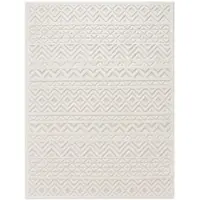 TT Home In-& Outdoor Teppich Wetterfest Balkon Küche Wohnzimmerteppich Boho Design 3D Design Skandi Modern Unifarben Größe 160 cm Rund