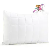 Unyqoos Kinderkopfkissen 40 x 60 cm, ab 1 Jahr – weich & stützend, hypoallergenes Babykissen für alle Schlafpositionen, Standard 100