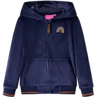 vidaXL Kinder-Kapuzenjacke Marineblau 104