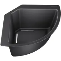 BLANCO Eck-Schale 235866 Resteschale, Abtropfschale für Küchen-Spüle
