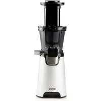 Domo DO9248J Slow Juicer – Entsafter – 150 W – Gesundheitsbooster – Weiß/Schwarz