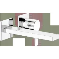 Keuco Einhebelmischer Waschtisch-Mischer Edition 11 51116 Wandmontage, Ausladung 219mm, verchromt