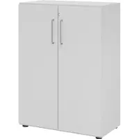 Hjh OFFICE PRO BETA 9 | Schrank mit Türen | 3 OH - Grau