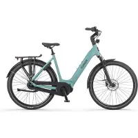 Tomos EB 18 - E-Bike - 28 Zoll - 250W Motor - 160 km Reichweite - 7-Gang - Hydraulische Scheibenbremsen - 748Wh Akku - Tiefeinsteiger - Kieselgrün Matt