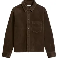 Marc O'Polo Langarmbluse , Damen, Gr. 40, braun (burnt coffee), Cord, Obermaterial: 98% Baumwolle, 2% Elasthan, regular fit normal, Manschette, Blusen Langarmbluse, regular mit lässiger Rillen-Struktur