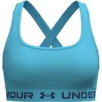 Under Armour Crossback Sport-bh Mittlerer Halt Blau M Frau Blau M
