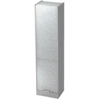 Hjh OFFICE PRO SIGNA R50 CE - Grau/Silber Rollladenschrank 5 OH Chromgriff Metall