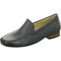 Sioux Slipper "Campina", Damen, Gr. 35 (UK 3), blau, Obermaterial: 100% Kalbsleder CAL. 100% Gummi rubber., Schuhe Slipper