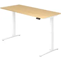 Hjh OFFICE PRO XBHM 19 WW - Ahorn 180 x 80 elektrisch höhenverstellbar
