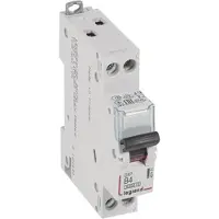 Legrand 407471 DX3 Leitungsschutzschalter B-Charakteristik, 4A, 1-polig+N, 6kA, 230VAC, 1TE