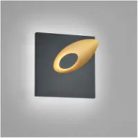 HELESTRA TAIL Wandleuchte IP 54 schwarz - gold #28/2114.28