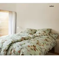 Elegante Interlock Jersey Bettwäsche Wave - 135x200 cm + 80x80 cmsalbei