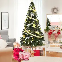 Northix Künstlicher Weihnachtsbaum mit Metallständer, 240 cm, PVC