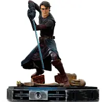 Iron Studios Star Wars Deluxe The Clone Wars Anakin Skywalker Art Scale 1/10 19 Cm Figur One Size