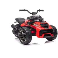 Es-toys Elektro Kindermotorrad - Dreirad- 12V7A - 2 Motoren - MP3 + Leder "Mod.118"