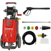 Geotech Cyclone 180 Hochdruckreiniger mit Profi-Lanze + Rohrreinigungssonde 180 bar 480 l/h