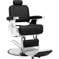 vidaXL Friseurstuhl Schwarz 68x69x116 cm Kunstleder