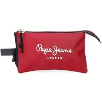 Pepe Jeans Clark Triple Red Federmäppchen 22 x 12 x 5 cm Polyester