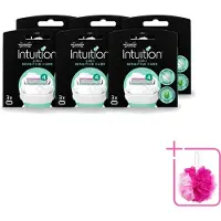Wilkinson 6 x Intuition Sensitive Care Ersatzklingen für empfindliche Haut - Sparpackung - 6 Stücke