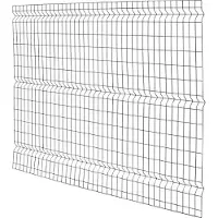 Floraworld Einstabmatten-Zaun Standard 3D 200 x 150 cm anthrazit