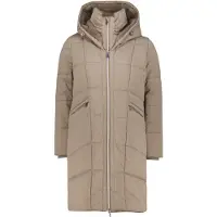 Cartoon Steppjacke "Steppmantel mit Kapuze", Damen, Gr. 40, braun, Obermaterial: 100% Polyester PES., Jacken Steppjacke