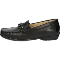 Sioux Cortizia-727-H Slipper in Übergrößen Schwarz67745 große Damenschuhe, Größe:39.5