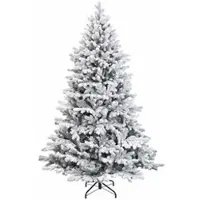 vidaXL Künstlicher klappbarer Weihnachtsbaum 210 cm PVC und Metall 42055560