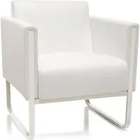 Hjh OFFICE ARUBA | 1-Sitzer - Lounge Sofa Wei?