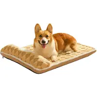 Merkloos Solidchoice – Orthopädisches Hundebett für kleine Hunde, waschbar, mit Kissen, grau