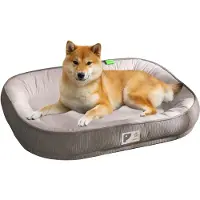 Merkloos Solidchoice – Waschbares Hundebett für mittelgroße Hunde und Katzen mit rutschfestem Boden