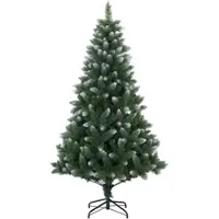 vidaXL Künstlicher Weihnachtsbaum 180 cm PVC und Metall Grün 42056468