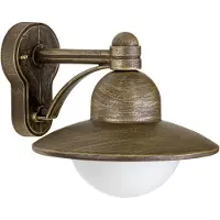 Albert Nr. 1850 Farbe: braun-messing, für 1 x QA55 - 57W, E27