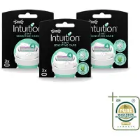 Wilkinson 3 x Intuition Sensitive Care Ersatzklingen für empfindliche Haut - Vorratspackung - 3 Stücke