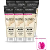 John Frieda 6 x Blonde+ Repair Bond Building Conditioner - 250 ml - Sparpackung - 6 Stücke