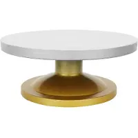 Merkloos Töpferscheibe - Professionelle Keramikscheibe - Drehtisch - Kunststoffstahl - Antihaft - 33 cm
