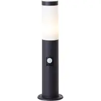 Brilliant Dody Außensockelleuchte 45cm Bewegungsmelder schwarz schwarz 90947A06